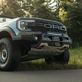 RIVAL 24-26 Ford Ranger Raptor Front Aluminum Bumper w/Winch Mount and Recovery Points - 2D.1813.1.US