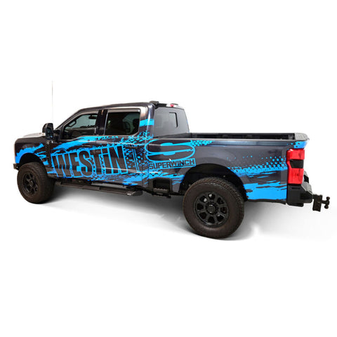 Westin 15-25 Ford F-150 SuperCrew / 17-25 F-250/350 CC AT6 Running Boards - Black - 24-63945