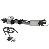QTP 15-19 Dodge Challenger/Charger 6.2L/6.4L 304SS Aggressor Cutout Dual Mid Pipes - 530115
