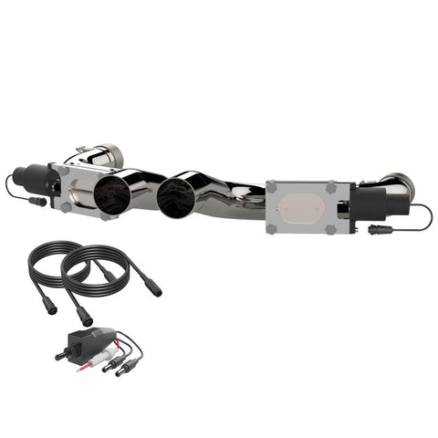 QTP 15-19 Dodge Challenger/Charger 6.2L/6.4L 304SS Aggressor Cutout Dual Mid Pipes - 530115