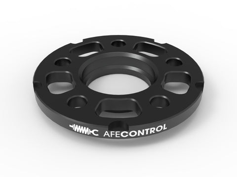 aFe CONTROL Billet Aluminum Wheel Spacers 5x112 CB66.6 12.5mm - Toyota GR Supra/BMW G-Series - 610-721001-B