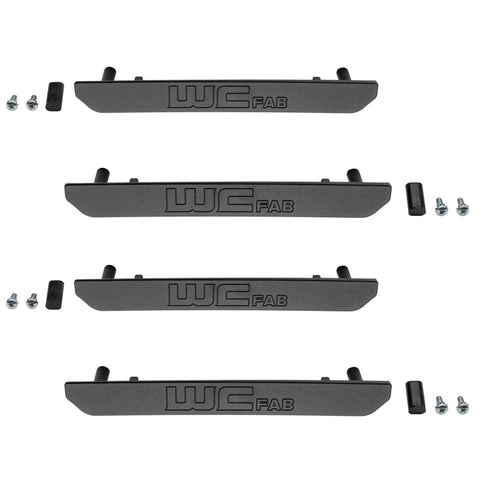 Wehrli 2020+ GMC 2500/3500HD Fender Flare Marker Light Delete Kit w/Logo - Fine Texture Black - WCF100392