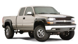 Bushwacker 07-07 Chevy Silverado 1500 Classic Fleetside Extend-A-Fender Style Flares 4pc - Black - 40945-02