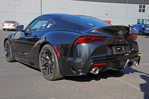 PERRIN 2020 Toyota Supra Tow Hook Kit (Rear) - Neon Yellow - PTP-BDY-250NY