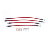 Power Stop 97-04 Chevrolet Corvette Front & Rear SS Braided Brake Hose Kit - BH00048