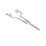 MagnaFlow Cat-Back, SS, 2.5in, Quad Split Rear 3.5in Tip 2015 Dodge Challenger 3.6L V6 - 19217