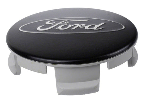 Ford Racing Ford Car Black & Chrome Wheel Center Cap Kit - Satin - M-1096K-BCS