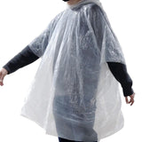 Rays Foldable Poncho Transparent White / Blue Case - WRAYSPONBL
