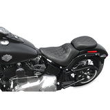 Mustang 11-13 Harley Blackline, 12-17 Slim,Slim S Wide Tripper Solo Seat Diamond Stitch - Black - 76762