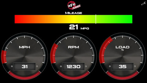 aFe AGD Advanced Gauge Display Digital 5.5in Monitor 08-18 Dodge/RAM/Ford/GM Diesel Trucks - 77-91001