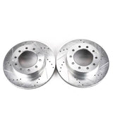 Power Stop 05-16 Ford F-450 Super Duty Front Evolution Drilled & Slotted Rotors - Pair - AR85113XPR