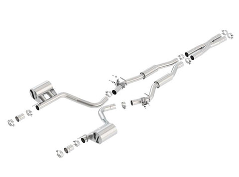 Borla 2015 Dodge Challenger SRT/392 Hemi 6.4L V8 S-TYPE Catback Exhaust w/ Valves Factory Bezel - 140640