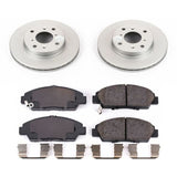 Power Stop 92-96 Honda Prelude Front Z17 Evolution Geomet Coated Brake Kit - CRK1033