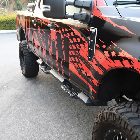 Westin/HDX 17-18 Ford F-150 SuperCrew Xtreme Nerf Step Bars - Textured Black - 56-23945