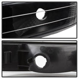 xTune Chevy Tahoe 00-06 Amber Crystal Headlights w/ Bumper Lights Black HD-JH-CSIL99-SET-AM-BK - 5064219