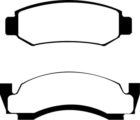 EBC 76-77 Ford Bronco 3.3 Greenstuff Front Brake Pads - DP61261