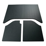 DEI 07-10 Jeep Wrangler JK 2-Door Boom Mat Headliner - 3 Piece - Black Leather Look - 50156