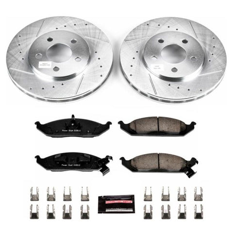Power Stop 95-00 Chrysler Cirrus Front Z23 Evolution Sport Brake Kit - K1676