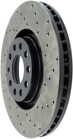 StopTech 01-06 Audi All Road / 05-09 A4/A4 Quattro / 6/99-04 A6 Quattro Drilled Left Front Rotor - 128.33096L