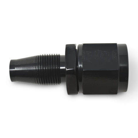Russell Performance -8 AN Straight Hose End Without Socket - Black - 615033