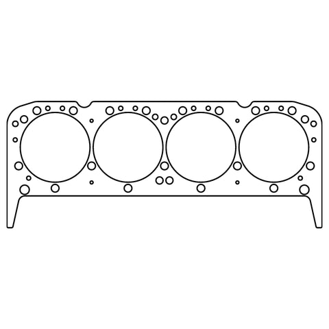 Cometic GM SB 18/23 Deg 4.200in Bore 0.043in Copper Head Gasket (No Steam Holes) - C15412-043