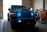 Oracle Jeep Wrangler 07-17 Halo Kit - ColorSHIFT w/ 2.0 Controller - 2665-333