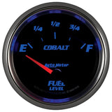 Autometer Cobalt 66.7mm 240-33 ohms Short Sweep Electronic Fuel Level Gauge - 7916