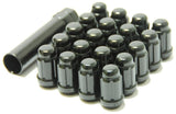 Wheel Mate Muteki Closed End Lug Nuts - Deep Black 12x1.25 - 41885B
