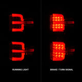 ANZO 15-19 Chevy Silverado 2500HD/3500HD (Factory Halogen Only) LED Tail Lights Smoke w/Clear Lens - 311424