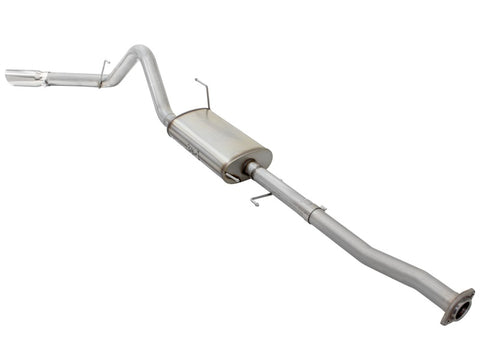 aFe MACHForce XP SS Exhaust 3in to 3.5in Cat-Back w/ Polished Tip 15 Ford F-150 EcoBoost V6 2.7/3.5L - 49-43068-P