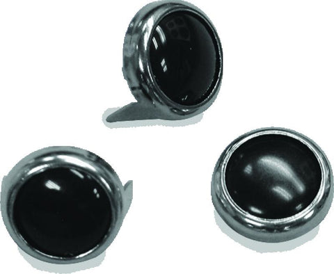 Mustang Studs 12.5mm (Bag of 10) - Black - 78089