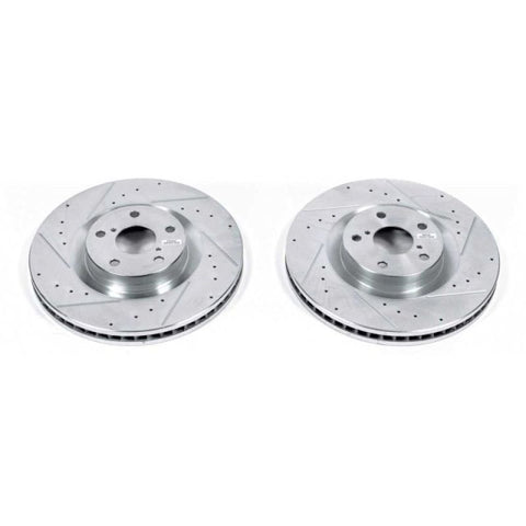 Power Stop 09-10 Lexus GS350 Front Evolution Drilled & Slotted Rotors - Pair - JBR1392XPR