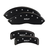 MGP 4 Caliper Covers Engraved Front & Rear MGP Red finish silver ch - 14011SMGPRD