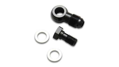 Vibrant -4AN Male Banjo Fitting 12mm x 1.25 Metric Aluminum + 2 Washers - 11517