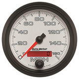 Autometer Pro-Cycle Gauge Speedometer 3 3/8in 160Mph Elec. Programmable White - 19589
