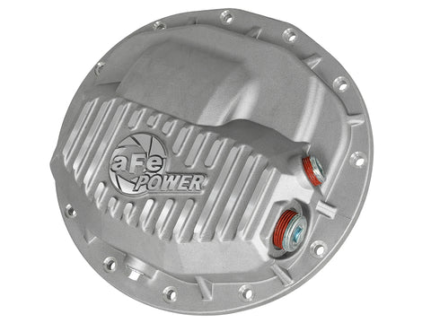 aFe Power Street Series Front Differential Cover Raw w/ Machined Fins 13-18 RAM V8 5.7/6.4L - 46-70400