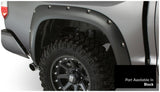 Bushwacker 16-17 Toyota Tundra Fleetside Pocket Style Flares 4pc 66.7/78.7/97.6in Bed - Black - 30918-33