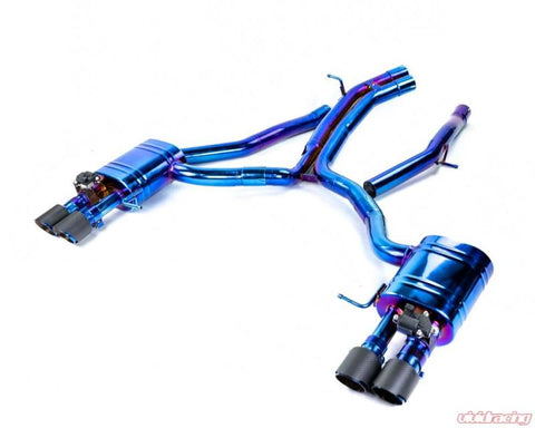 VR Performance Audi B9 RS4 Titanium Valvetronic Exhaust System With Carbon Fiber Tips - VR-RS4B9-170T