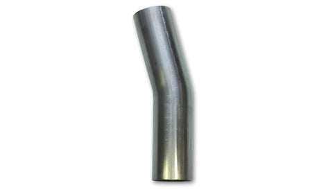 Vibrant 1.75in O.D. T304 SS 15 deg Mandrel Bend 4in x 4in leg lengths (1.75in Centerline Radius) - 13124