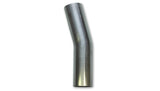 Vibrant 1.625in OD T304 SS 15 Deg Mandrel Bend 6in Leg Length (2.5in Centerline Radius) - 13123
