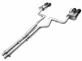 AWE 2024 Ford Mustang Dark Horse S650 RWD SwitchPath Cat-Back Exhaust w/ Quad Diamond Black Tips - 3025-43375