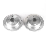 Power Stop 98-05 Chevrolet Blazer Rear Evolution Drilled & Slotted Rotors - Pair - AR8639XPR