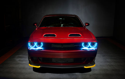 Oracle Dodge Challenger 15-21 LED Waterproof Halo Kit - ColorSHIFT w/ 2.0 Controller - 3990-333