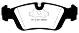 EBC 96-98 BMW Z3 1.9 Yellowstuff Front Brake Pads - DP4914R