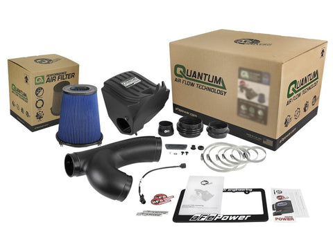aFe Quantum Pro 5R Cold Air Intake System 15-18 Ford F150 EcoBoost V6-3.5L/2.7L - Oiled - 53-10008R