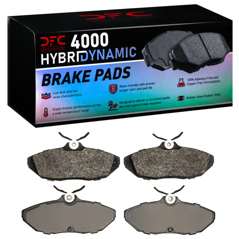 DFC 93-98 Mercury Cougar Rear 4000 Hybridynamic Brake Pads - 4000-0599-00