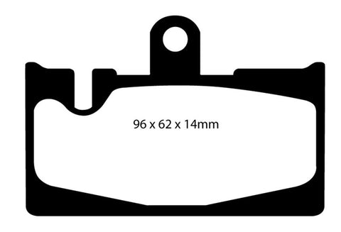EBC 01-06 Lexus LS430 4.3 Redstuff Rear Brake Pads - DP31397C