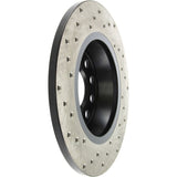 StopTech 10-11 & 13 Audi A3 Quattro / 10 VW GTI Mk VI Drilled Left CRYO-STOP Brake Rotor - 128.33129CL