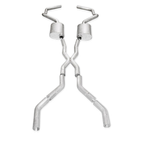 Stainless Works Chevy Camaro 1967-69 Exhaust 3in Stainless with X-Pipe - CA67693CS