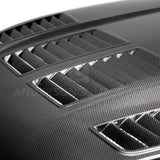 Anderson Composites 15-17 Ford Mustang (Excl. GT350/GT350R) Type-TW Double Sided Hood - AC-HD15FDMU-TW-DS